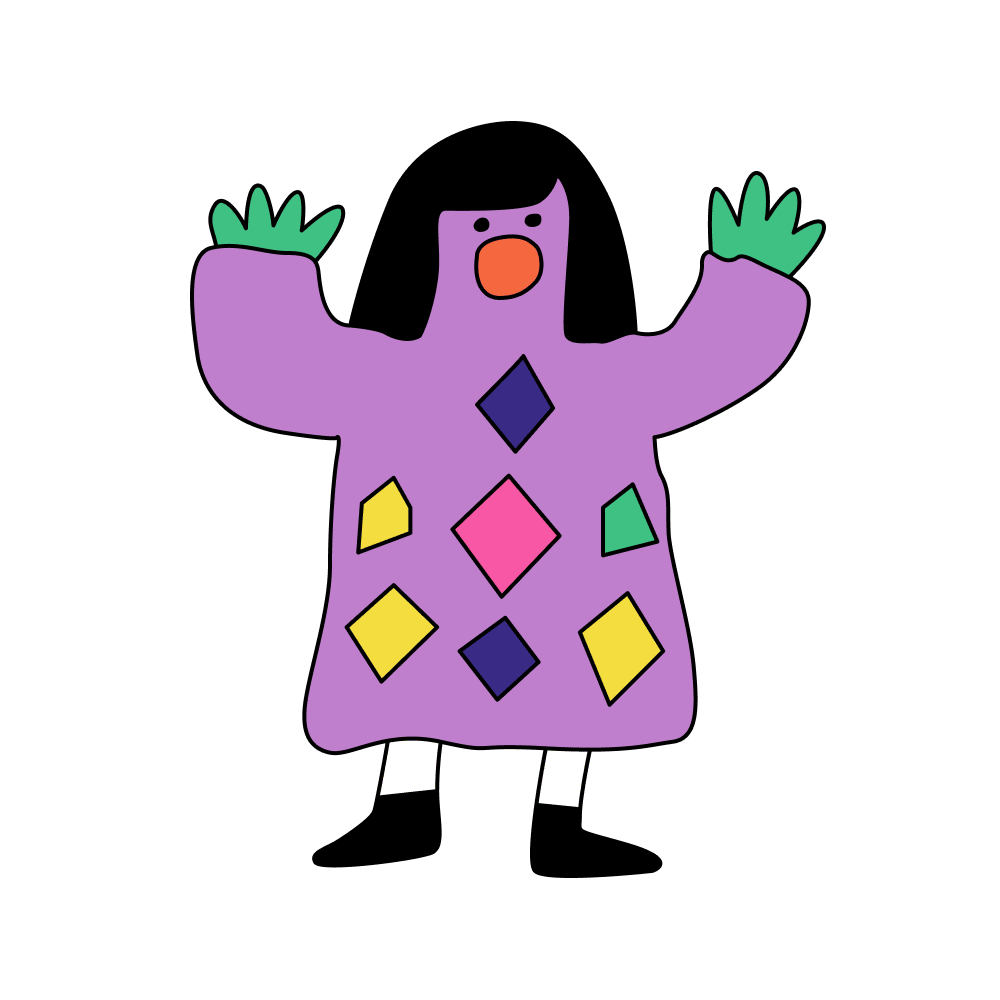 Playful Purple Friend_filled